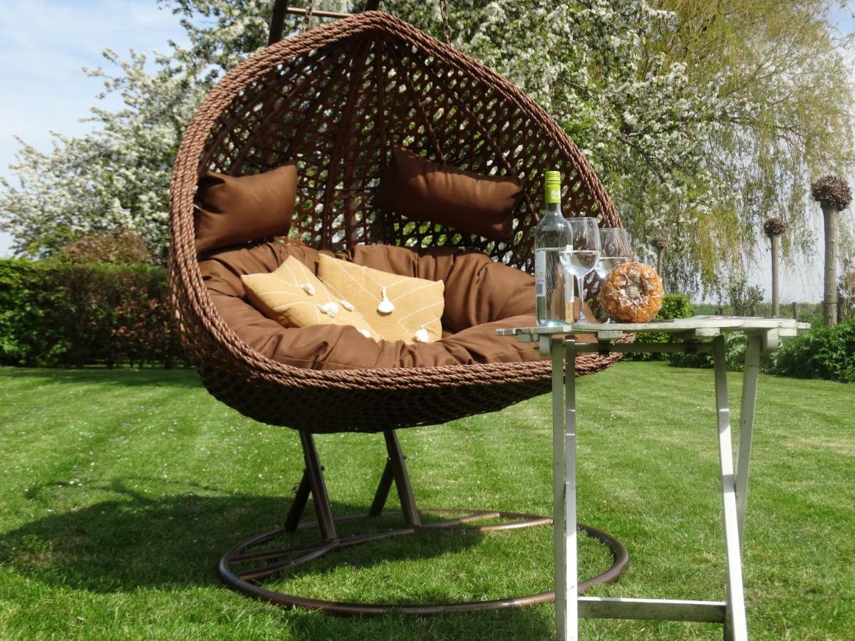 B & B 'Droom In De Polder De Suite Met Prive Sauna Arnemuiden Exterior photo