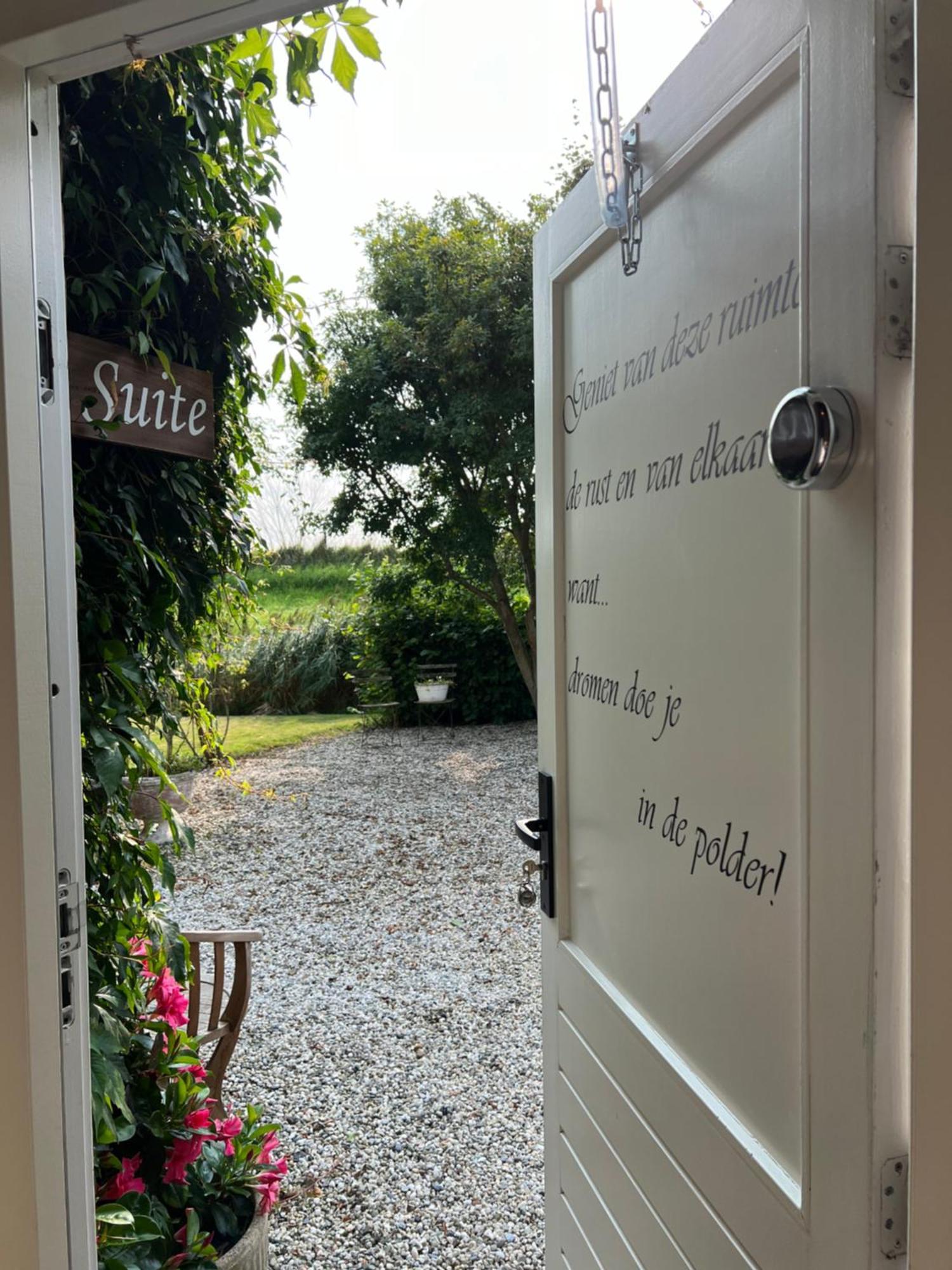 B & B 'Droom In De Polder De Suite Met Prive Sauna Arnemuiden Exterior photo